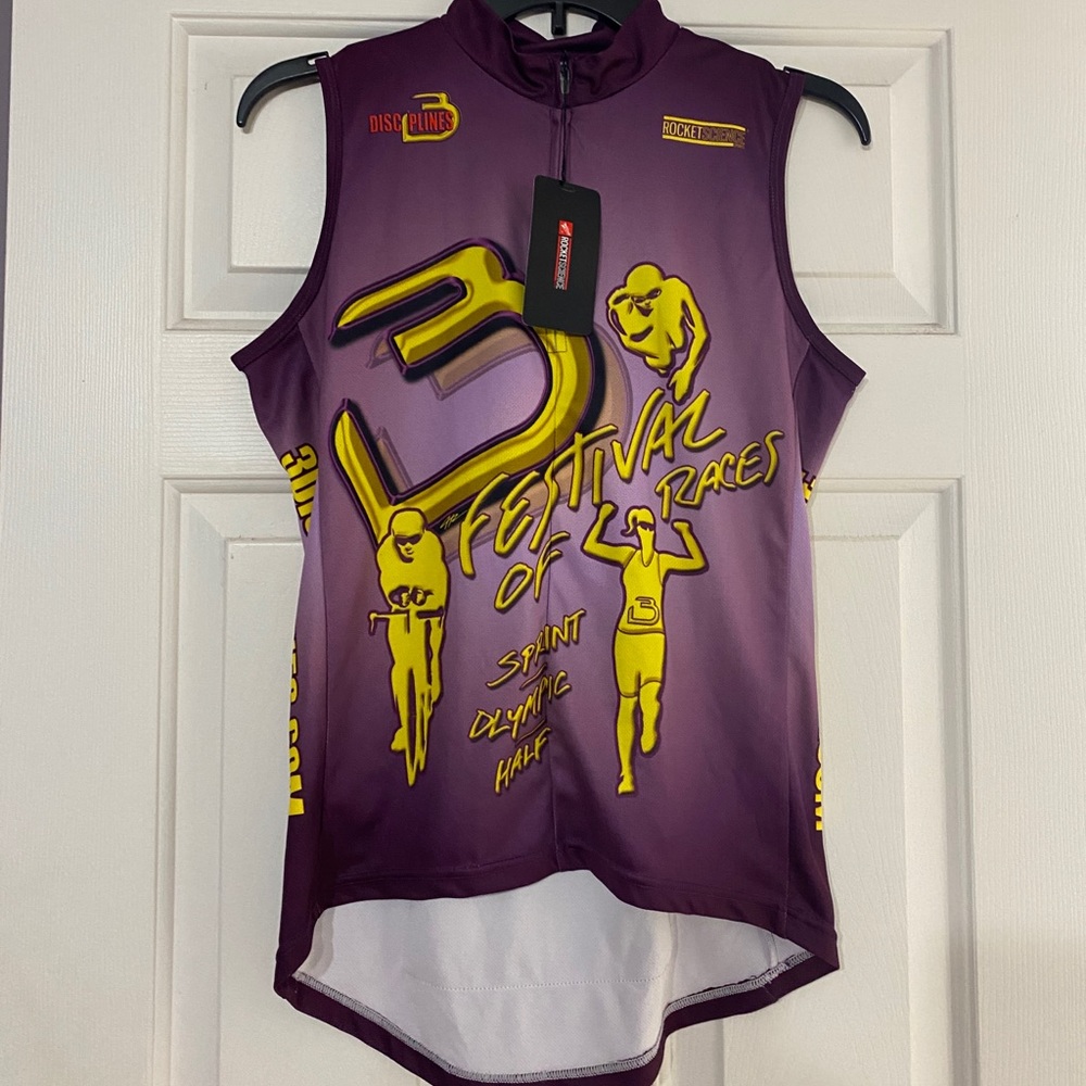 Women Sleeveless cycling jersey, size M